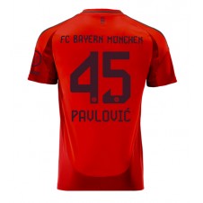 Bayern Munich Aleksandar Pavlovic #45 Hemmatröja 2024-25 Korta ärmar